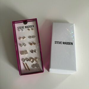 3/$15 Steve Madden Gold and Silver Earring Collection